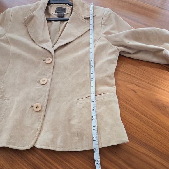 Suede Tan Coat/Blazer - Picture 7 of 10
